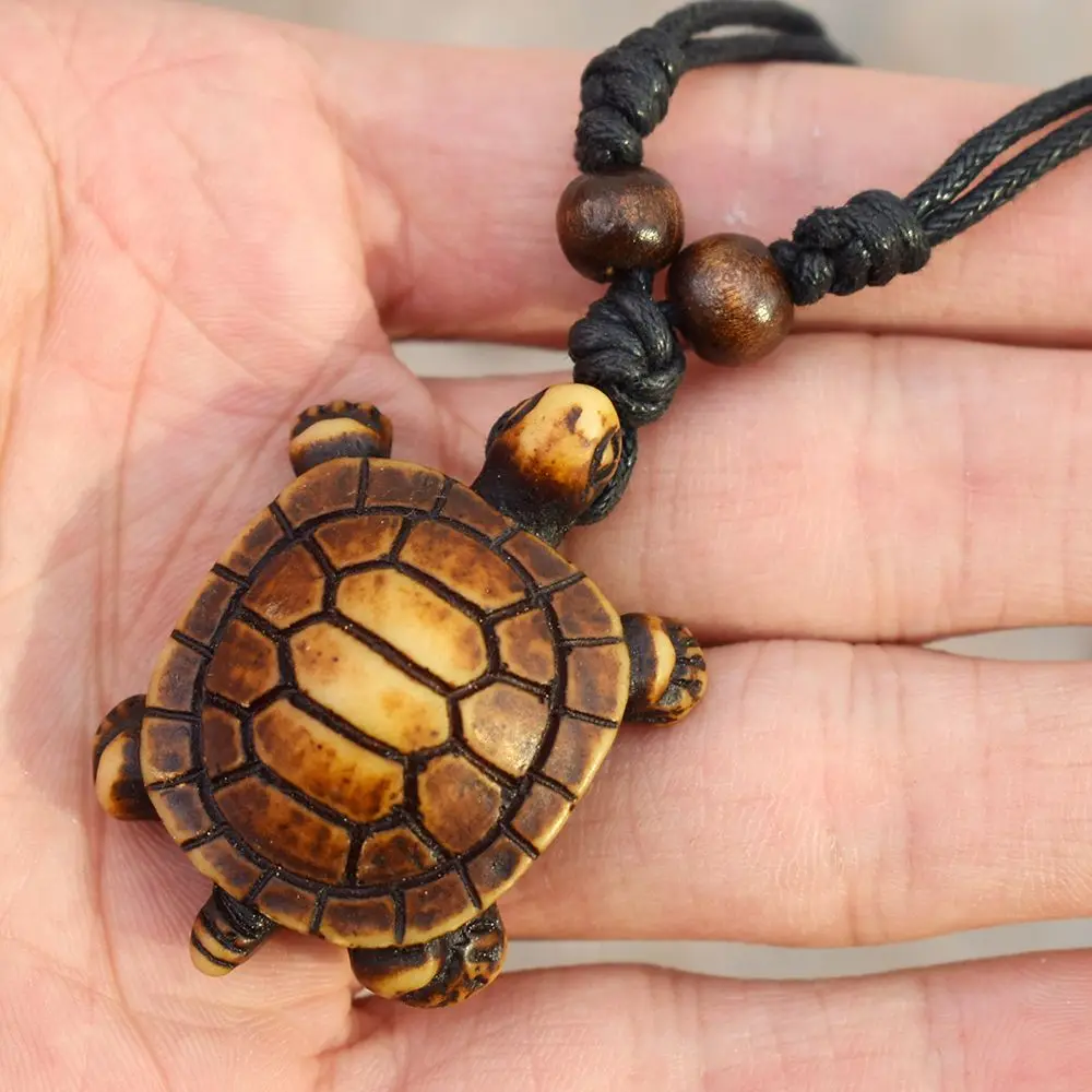 Collier tortue sur cordon réglable – Image 2