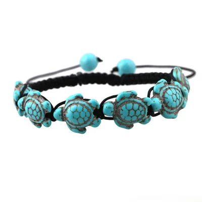 Bracelet tortue à cordon tressé – Image 3