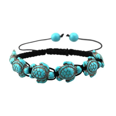 Bracelet tortue à cordon tressé – Image 4