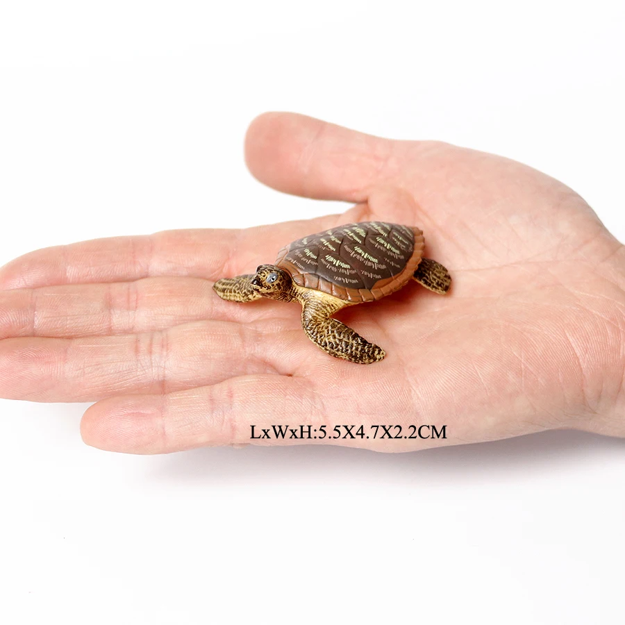Figurines tortues en PVC — Modèle n° 9