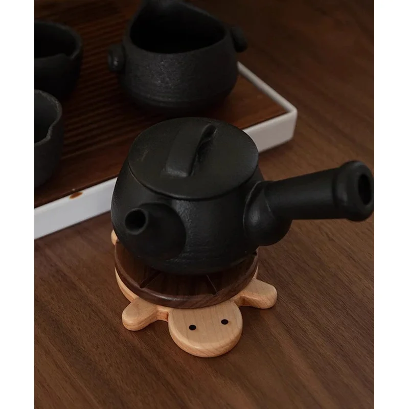 Dessous de tasse tortue en bois — vue de détail 5