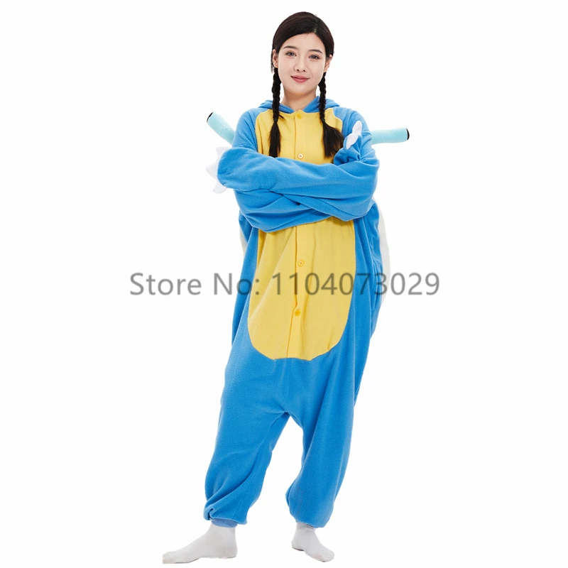 Combinaison à capuche avec carapace bleue – Image 4