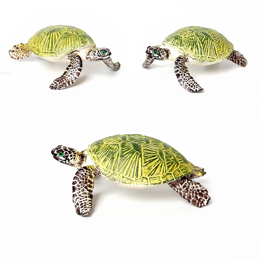 Figurines tortues en PVC — vue de détail 2