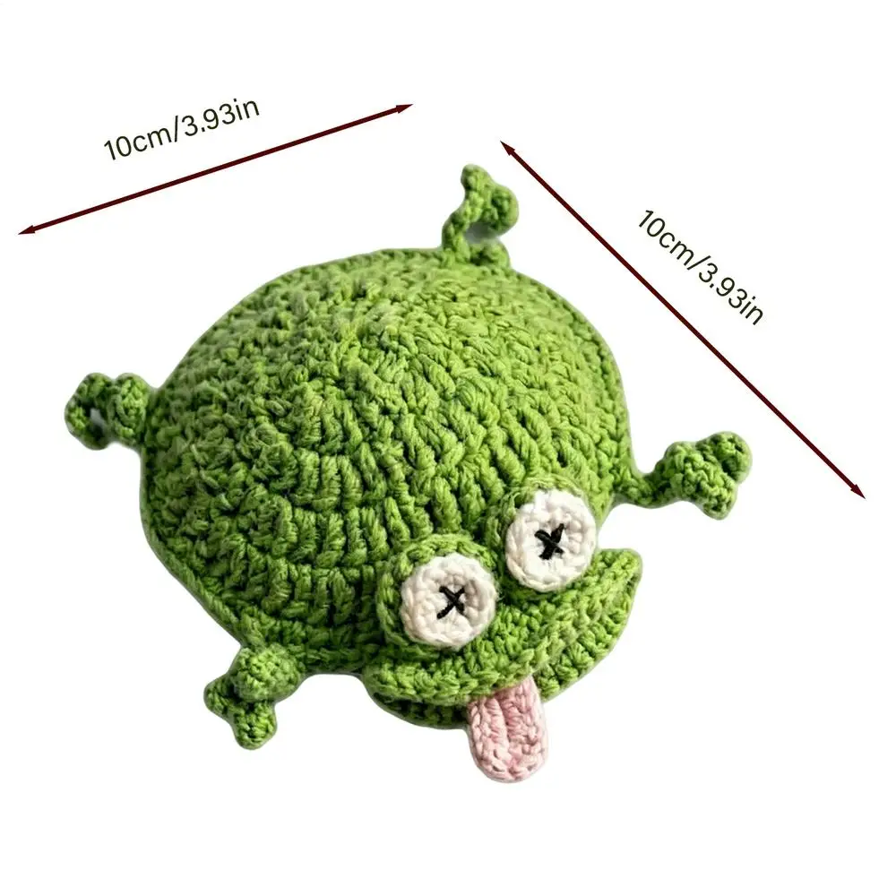 Sous-verre animal en relief — Grenouille verte