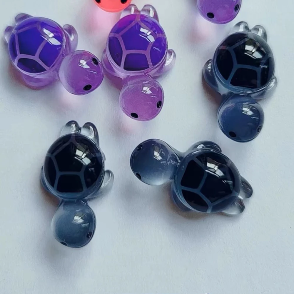 Lot de 10 mini tortues décoratives colorées – Image 6