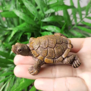 Mini figurine tortue pour décor miniature