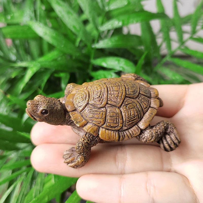 Mini figurine tortue pour décor miniature
