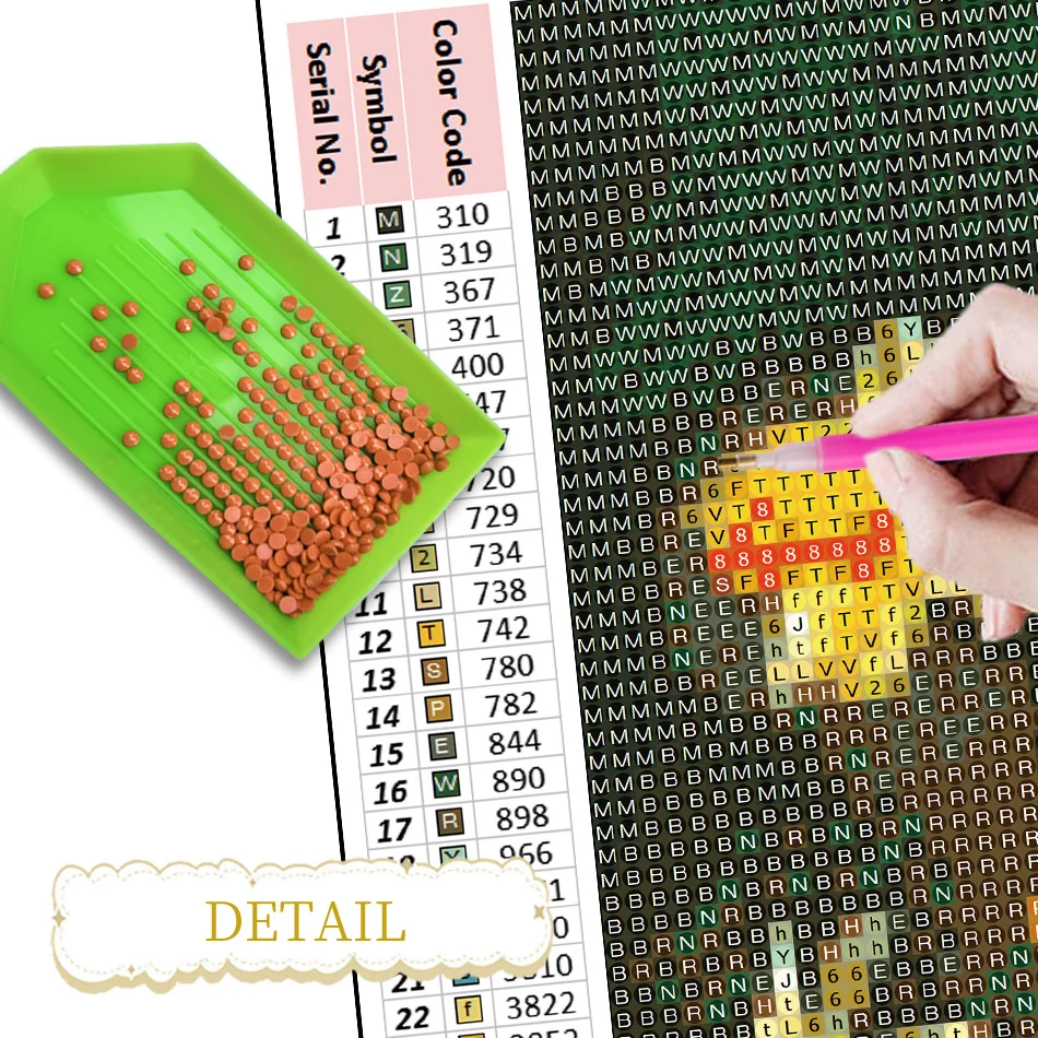 Kit de peinture diamant tortue et plage – Image 3