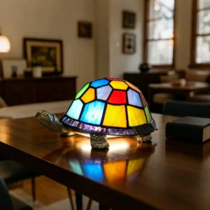 Lampe décorative en forme de tortue