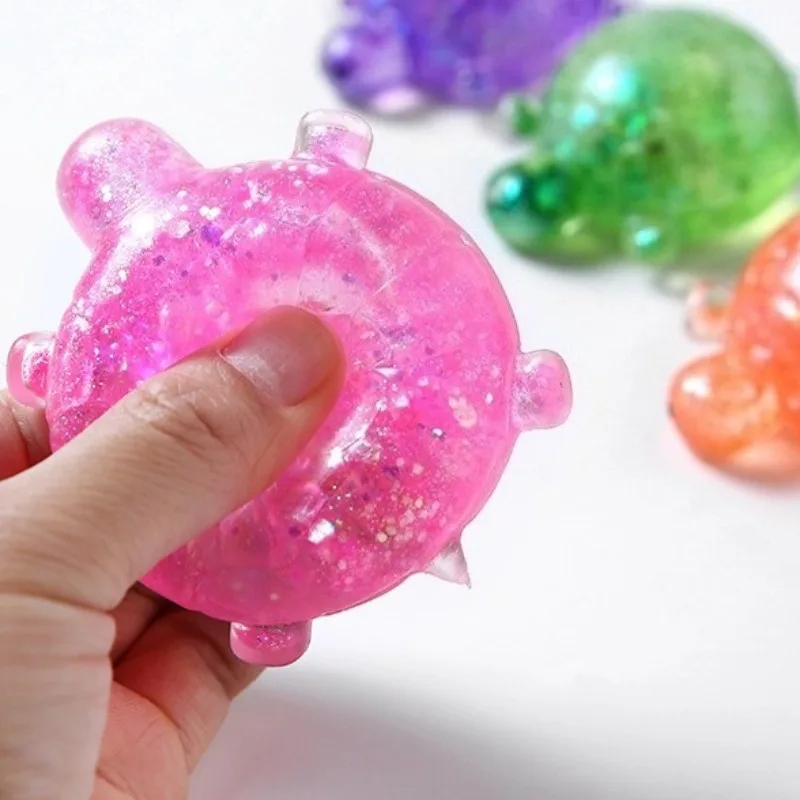 Tortue sensorielle souple à paillettes — vue de détail 2