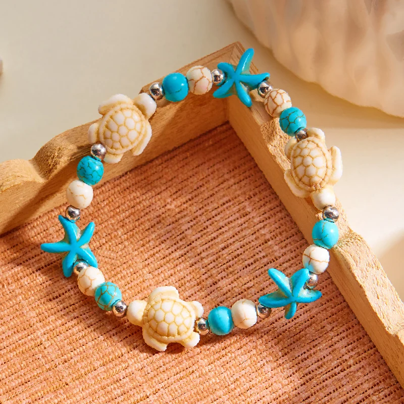 Bracelet de perles et motifs marins – Image 2
