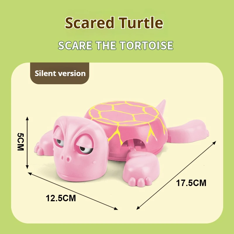 Sous-verre tortue animé — Rose — sans son