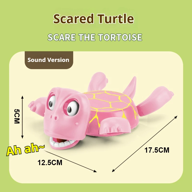 Sous-verre tortue animé — Rose — avec son