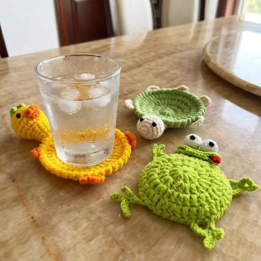Sous-verre animal au crochet — vue de détail 2
